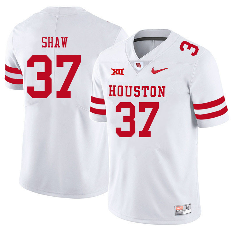 Men #37 Jamaal Shaw Houston Cougars College Big 12 Conference Football Jerseys Sale-White